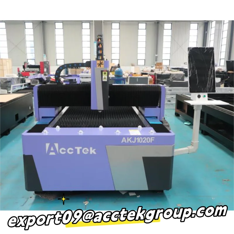 Melhor preço Máquina de corte a laser de fibra acctek 3015 1020 cnc cw lazer cortador de aço inoxidável 3mm 5mm 10mm máquina de corte 4000w - Image 2