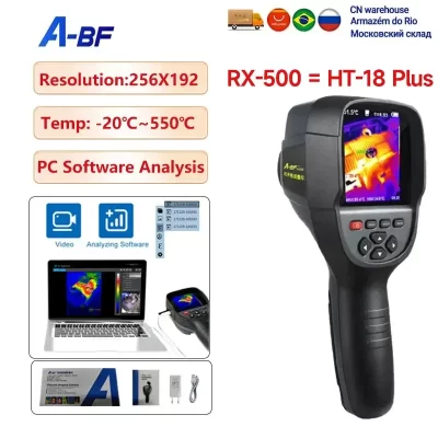 Termovisor infravermelho RX-500 PCB circuito tubo de aquecimento detectar análise de software de PC câmera de imagem térmica