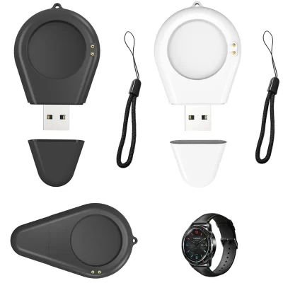 Smartwatch doca carregador suporte adaptador cabo de carregamento usb carga de energia para xiaomi relógio 2/2 pro/s3/s2 46mm 42mm acessórios inteligentes
