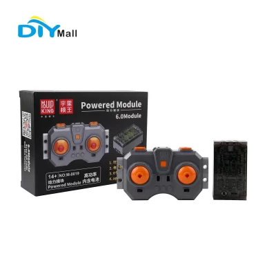 Molde king 6.0 módulo de potência de carregamento rápido, aplicativo de 6 canais, motor linear, controle remoto para blocos de construção, veículos pf moc
