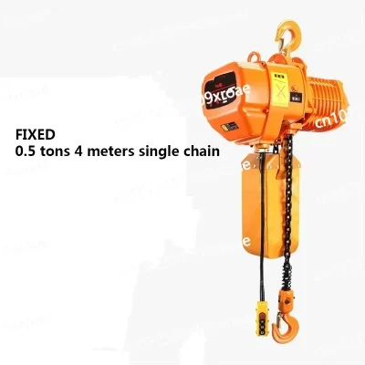 Talha de corrente de elevação 220v/1100w/1500w portátil sobrecarga guindaste de corrente elétrica fixa única corrente industrial