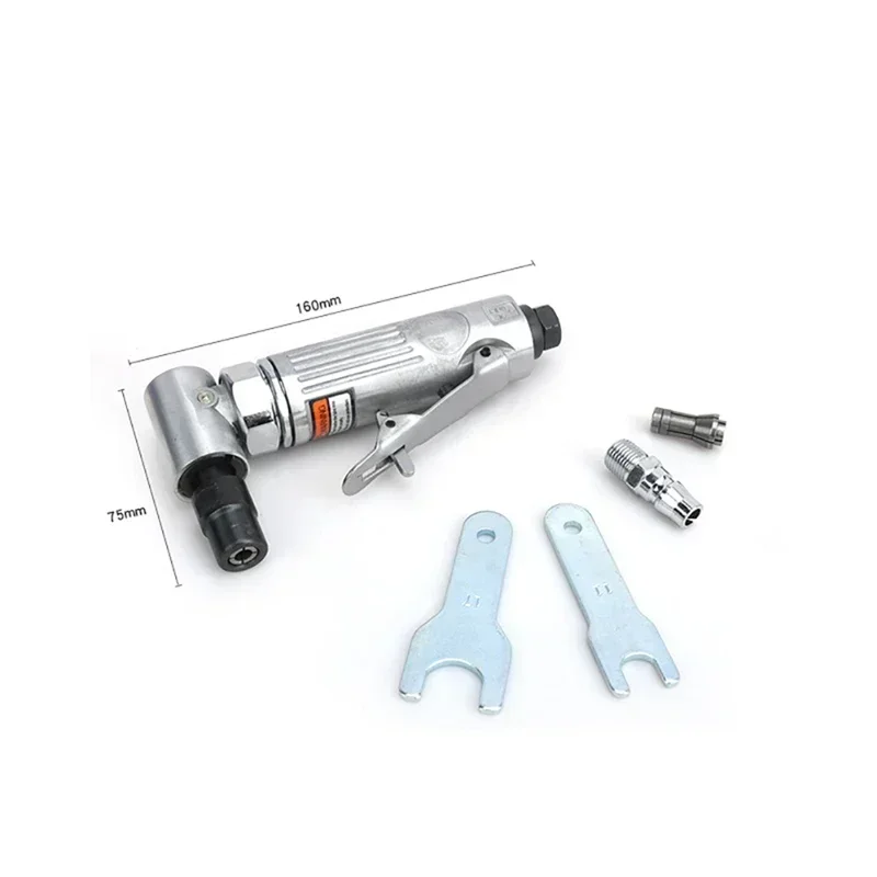 Ângulo de ar morrer moedor 90 graus pneumático máquina moagem moinho ferramenta gravura pneumático morrer moedor escultura máquina ferramenta conjunto - Image 6