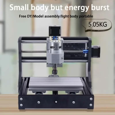 CNC 1610Pro: Um kit de roteador CNC atualizado com sistema de controle GRBL, conexão de PC de controlador offline para vários projetos de gravação