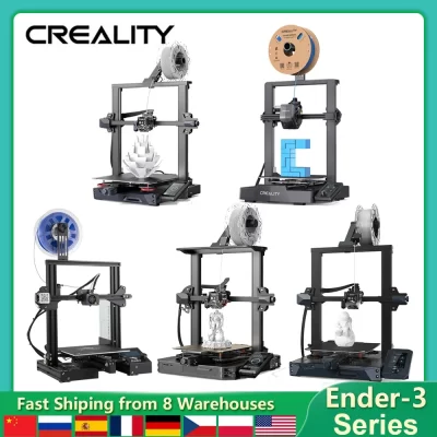 Creality-ender-3/v3/v2 s1 pro impressora 3d, impressão 3d fdm, extrusora de metal sprite, com plataforma magnética, toque cr, automático