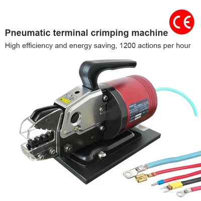 Tipo pneumático terminal máquina de friso 1.3t AM-Y10 AM-10 terminal crimper alicate ferramenta com friso morrer para opcional