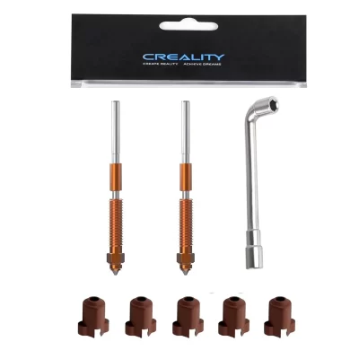 1/3/5PCS Bocal Creality K1C, para K1C, K1 Max, K1 SE, Ender 3 V3/3 V3 Plus, Kit de bico de troca rápida Unicórnio, Kit de bico de alto fluxo