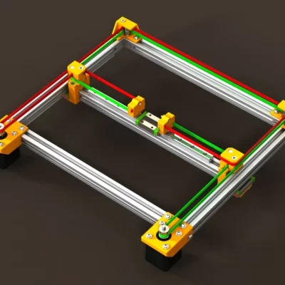 Funssor CoreXY Frame v.2.0 para impressora a laser e 3D DIY 2020 estrutura de extrusão com MGN12C linear