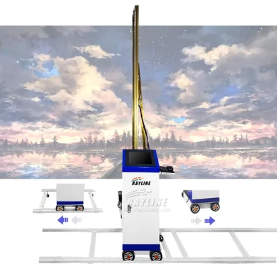 Máquina de impressão de parede dobrável, jato de tinta 3D, impressora Zeecape, decoração do lar