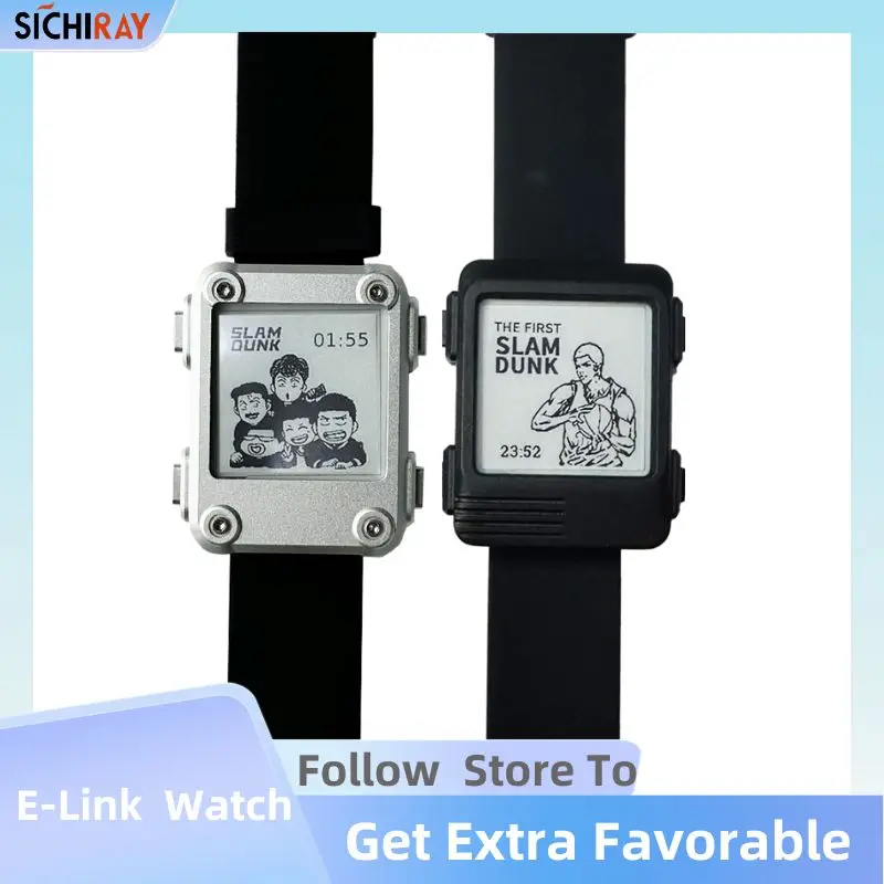 Esp32 p4 e-ink display relógio de código aberto v2.0 epaper smartwatch diy dial com bluetooth e wifi programável para desenvolvedores