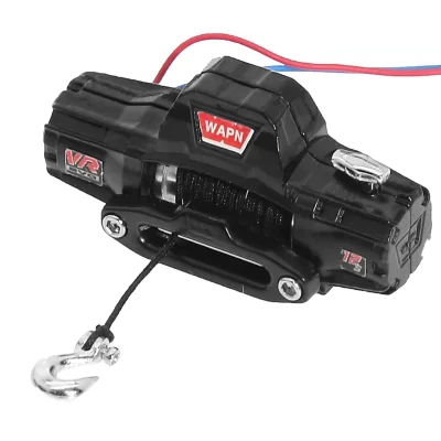 Mach-acessórios para 1/18 trx4m 1/24 rc atualizações-simulação de guincho automático de metal peça de substituição simulada