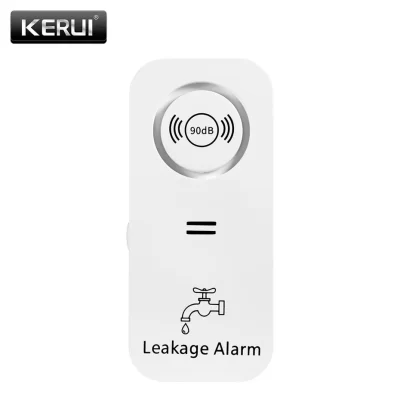 Kerui sensor de água sem fio 90db alarme detector de vazamento de água alerta monitoramento de vazamentos e alarme de gotejamento para cozinha banheiro basemen