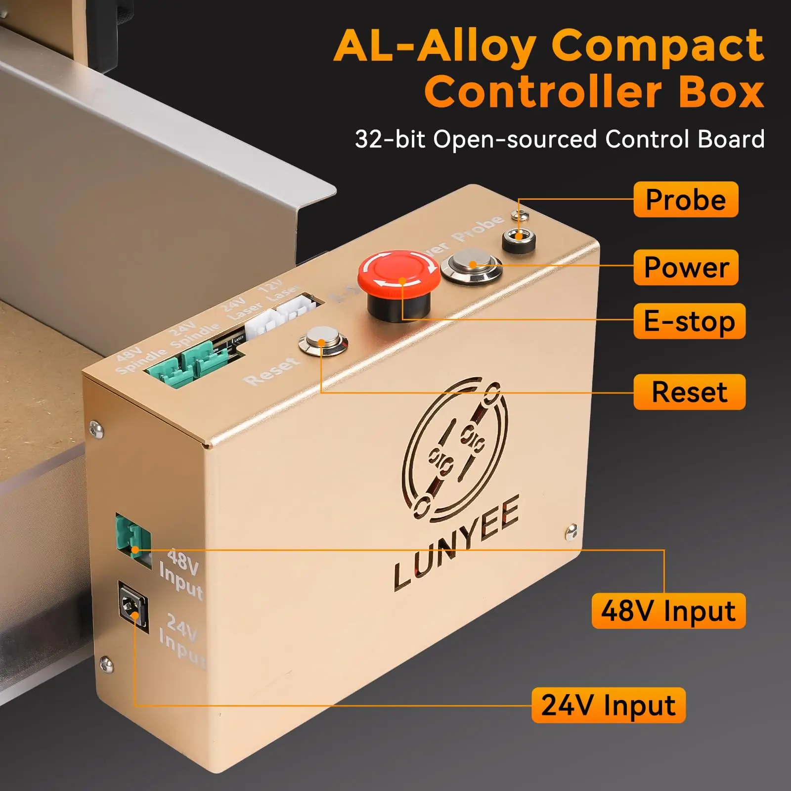 Sunyee 4040 pro máquina roteadora cnc, máquina de gravação cnc de 3 eixos, design de parafuso esférico de eixo z, adequado para madeira, acrílico e alumínio - Image 4