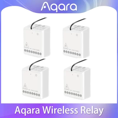 Aqara original módulo de controle bidirecional controlador de interruptor de relé sem fio zigbee canais inteligentes funcionam com mi home homekit app