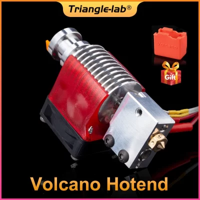 R trianglelab v6 vulcão hotend 12v/24v remoto bowen impressão j-head hotend e suporte de ventilador de refrigeração para v6 hotend para pt100