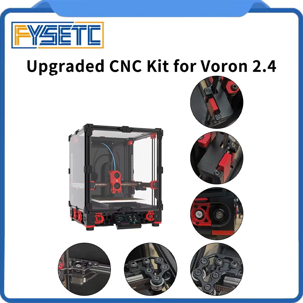 FYSETC atualizado CNC Kit para AB Drive, tensor sem ferramentas, eixo XY, IDM XY Joint Parts, versão mais recente, Voron 2.4