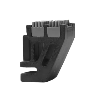 L93A-For Bambu Lab X1/X1C/P1P/P1S Nozzle Wiper Nozzles Double Row Silicone Brush Mounted Scrubbers Print Head Wiping Cleaner