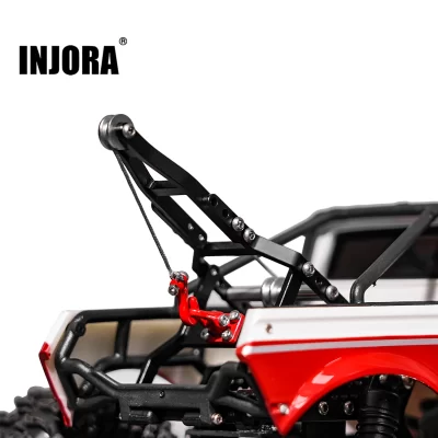 INJORA INJS2065-360 Kit servo de guincho e guindaste de reboque à prova d'água de 7 kg para 1/18 TRX4M