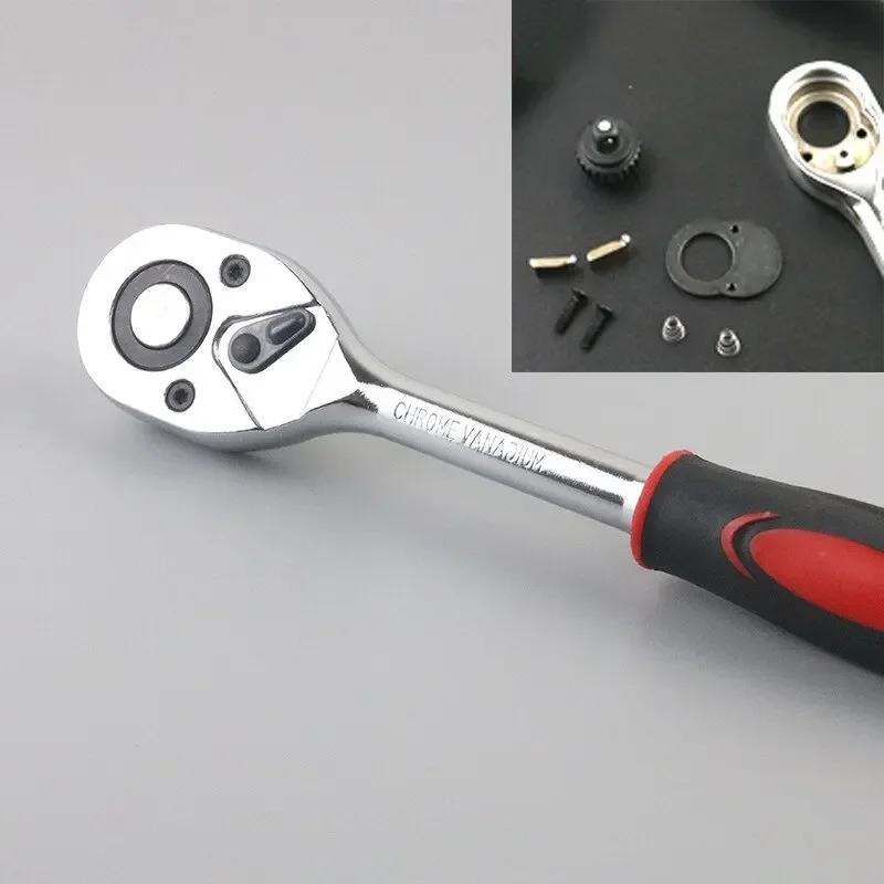 Kit de ferramentas para reparo de carro, 46 unidades, 1/4 unidades, conjunto de soquete, ferramenta de reparo de carro, chave de torque de catraca, conjunto de reparo automático, ferramenta mecânica - Image 5