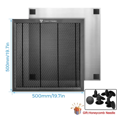Equipamento a laser mesa de trabalho em favo de mel, máquina de gravação a laser de corte cnc 500x500mm placa de favo de mel para esculpir xtool co2 tts ts2