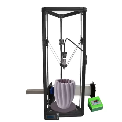 Impressora 3D de cerâmica de argila, impressora Delta 2L barril TC-280 kit DIY forte resistência fácil de imprimir