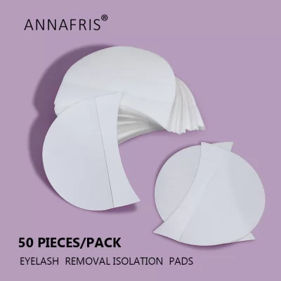 50 pçs/saco adesivo de extensão de cílios descartáveis de algodão para remover cílios almofadas de olho remendo ferramentas de maquiagem