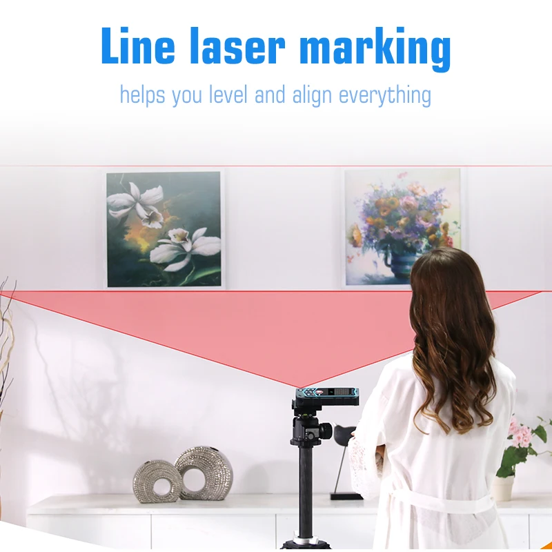 MILESEEY Fita métrica laser R2 R2B Telêmetro laser multifuncional com roda embutida para medida curvada, com anúncio de voz - Image 4