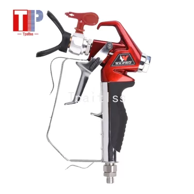 Pistola pulverizadora de tinta mal ventilada de alta pressão série Tpaitlss RX-Pro Red 538020 com 517 ponta e proteção 0538020