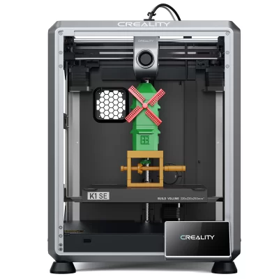 Creality K1 SE Impressora 3D de alta velocidade 600 mm/s Impressão de alta precisão com nivelamento automático Impressora 3D totalmente automática