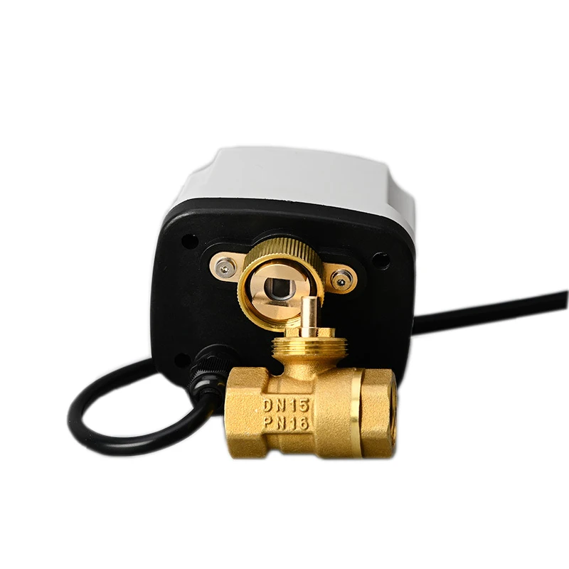 Válvula de esfera motorizada à prova d'água ip65, 1/2 "3/4" 1 "2", 3 fios, 2 controles, válvula de esfera elétrica de latão, motor de metal de grande torque - Image 3