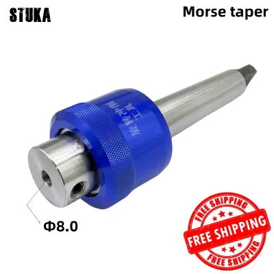 Morse haste cônica 8.0mm hexagonal quadrado ferramenta de brochura rotativa suporte de perfuração ct08 mta2/mta3/mta4/mta5 para torno