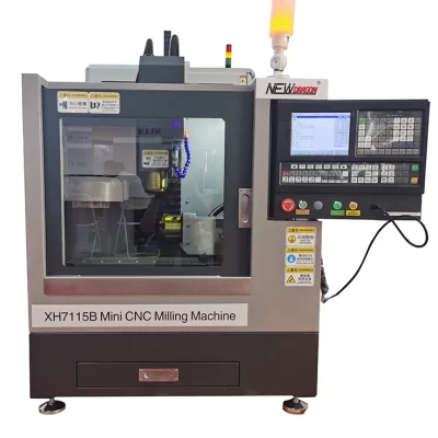 XH7115B Mini fresadora de controle numérico Fresadora de metal controle numérico 4o eixo