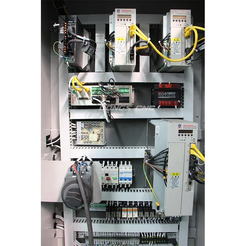 Torneador CNC com Mandril Índice, Cama Inclinada Linear, 3 Eixos, Torno CNC Torreta, Tck46L - Image 4