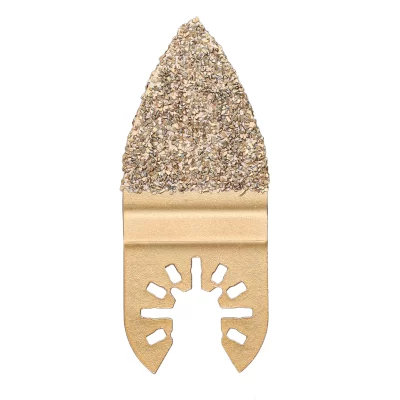 1pc lâmina de serra de diamante carboneto triângulo rasp lâminas de serra oscilantes carboneto para enchimentos de lixamento áspero para corte de telha de rejunte