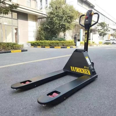 Caminhão hidráulico elétrico Strongway 12v de fábrica com 1 toneladas Caminhão de paletes elétrico completo Pequeno caminhão de paletes elétrico para fator de venda