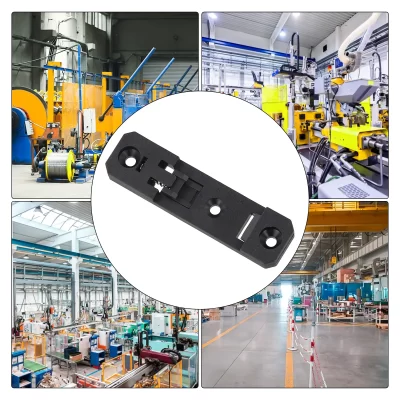 Suporte de plástico para trilho guia DIN35 para solução de instalação de placa de circuito eficaz C45 para aplicações elétricas