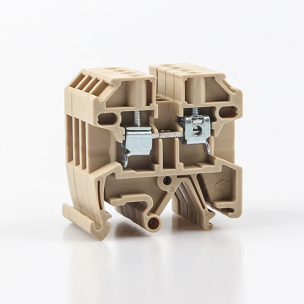 100pcs Din Rail Terminal Blocks SAK-2.5EN Connectors Screw Connection Conductors SAK2.5EN Wire Conductor 10pcs - Image 3