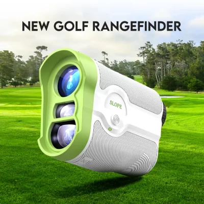REVASRI-Golf Range Finder com Inclinação Compensação, Bandeira Bloqueio, Vibração Rangefinder com Ímã para Torneio de Golfe Legal, Novo
