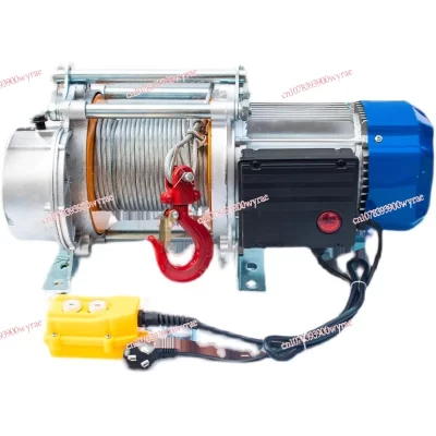 Guincho multifuncional 220v grua doméstica 1t 2T grua elétrica 380v decoração guindaste de elevação