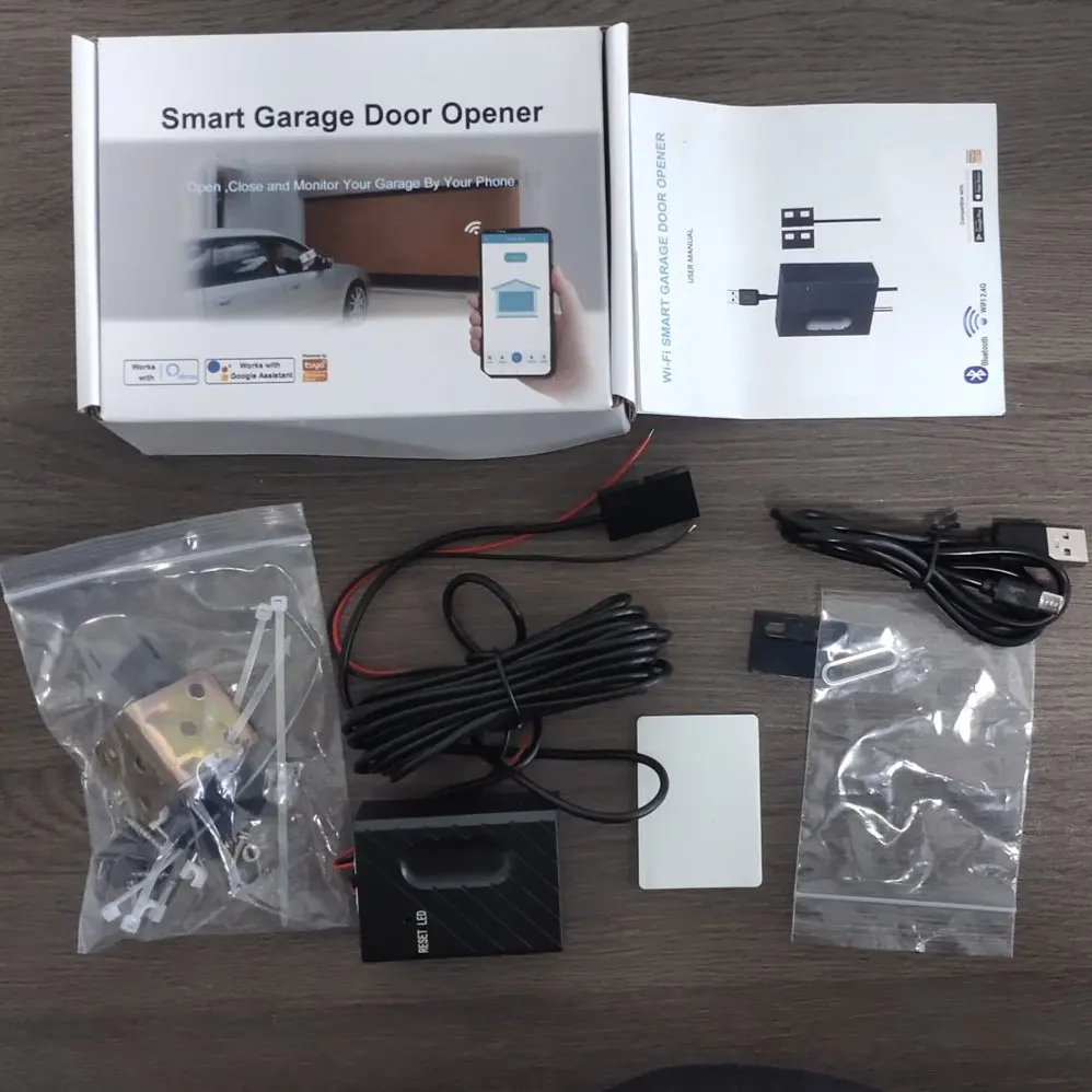 Tuya controlador de porta de garagem abridor automático wi fi casa inteligente trabalho com alexa google casa controle voz app controle remoto - Image 4