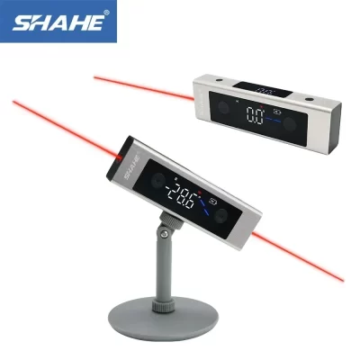 Shahe tipo-c de carregamento digital inclinômetro laser transferidor ângulo medida régua nível laser ferramentas ângulo medição