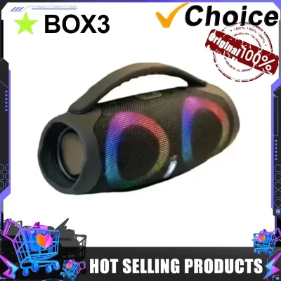 Portátil à prova d100 água 100w de alta potência bluetooth alto-falante rgb luz colorida sem fio subwoofer 360 estéreo surround tws fm boom box