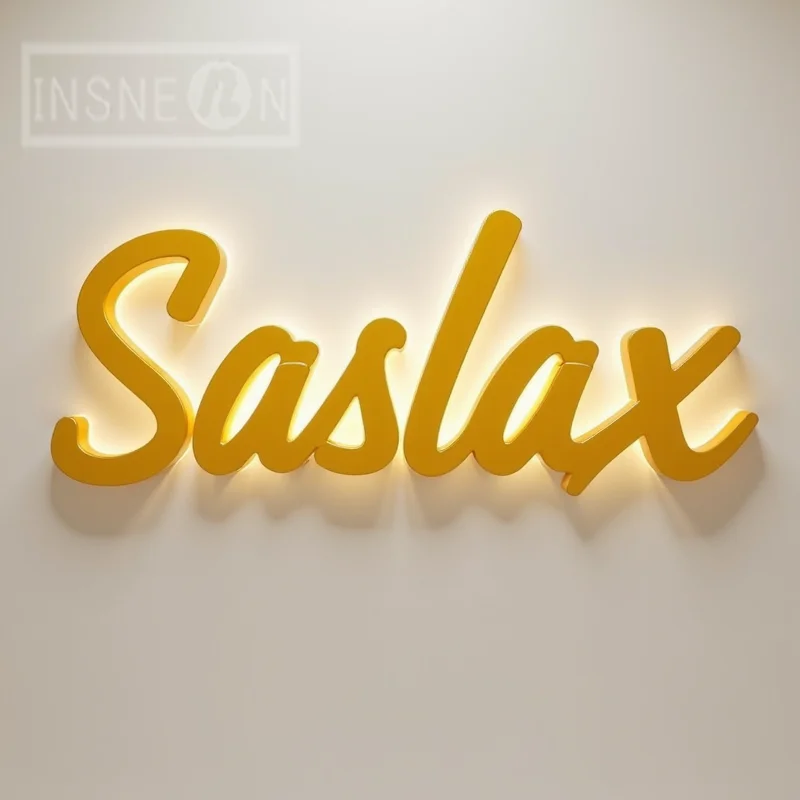 Letras de sinal de metal 3D retroiluminadas por LED personalizadas para vitrine de negócios ao ar livre à prova d'água iluminadas sinalização de publicidade - Image 2