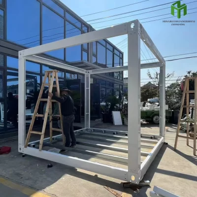 Galvanized Easy Removable 6m Length Stainless Container Steel Framing 20ft Container Frame