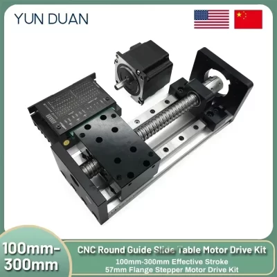 Kit de motor de trilho linear, parafuso esférico cnc, mesa deslizante sfu1605 nema23, guia linear, palco, eixo xyz, módulo de movimento