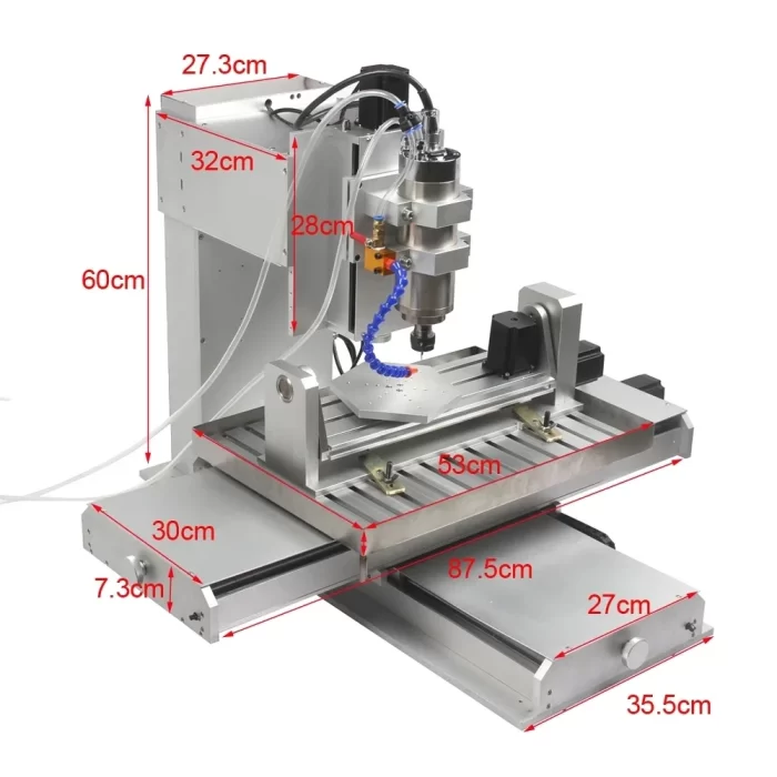 USB Connection Latest mini CNC 5 axis HY- 6040 Engraving router for ...