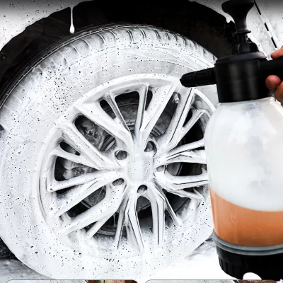 2l grande capacidade de espuma garrafa spray lavagem carro engrossado pressão manual spray garrafa poderosa lavagem carro pistola água ferramenta rega