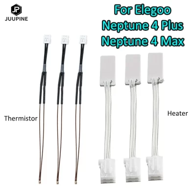 Para elegoo netuno 4 plus extrusora acessorios kit de atualização 20v 80w cartucho aquecedor termistor aquecedor cerâmica para netuno 4 max