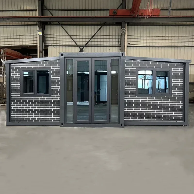 Portable Folding Expandable Cargo Container Houses Expandable Steel Foldable Tiny Home House Expandable Container House Hot Sale