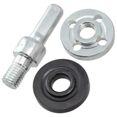 Placa de pressão de porca flange m10, 2/3 peças com adaptador de biela, peças para broca elétrica, moedor de ângulo, acessórios de ferramentas elétricas