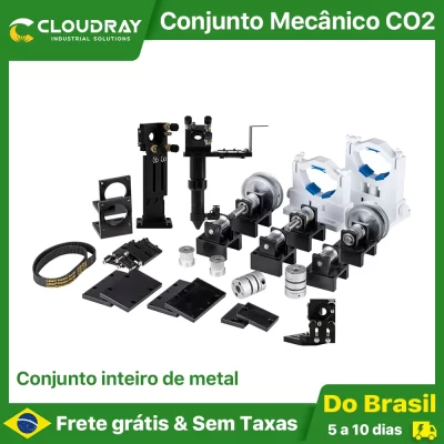 Cloudray-CO2 Laser peças metálicas, transmissão Laser cabeça, componentes mecânicos para DIY gravura e máquina de corte